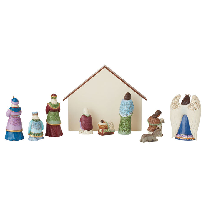 Enesco 10 PC Nativity Set Figurines