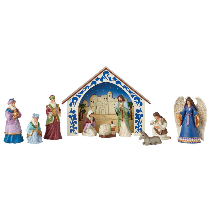 Enesco 10 PC Nativity Set Figurines