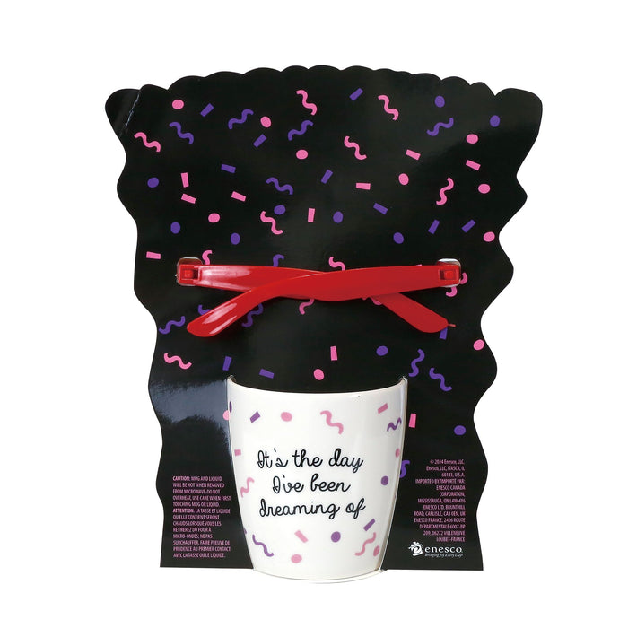 Enesco 21 Birthday Mug With Glasses