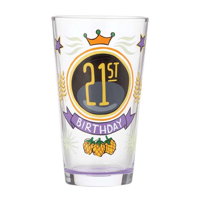 Enesco 21st Birthday Pint Glass