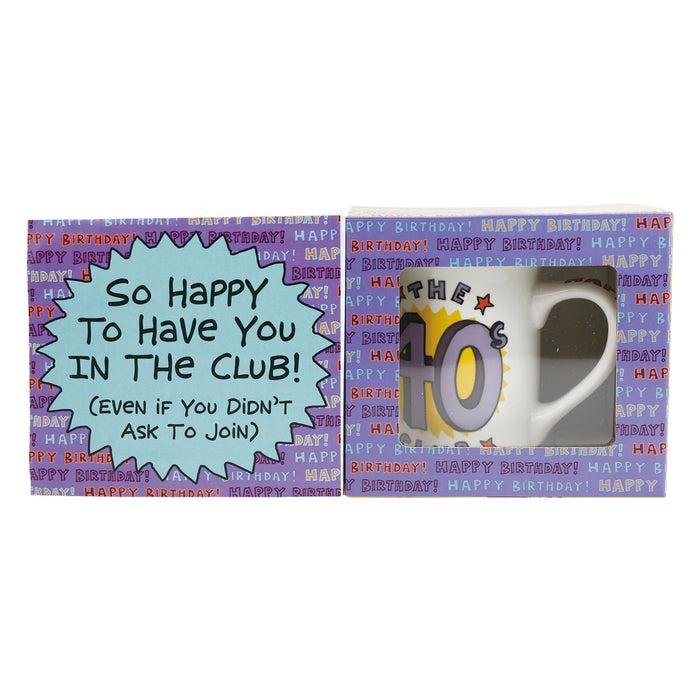 Enesco 40th Birthday Club Mug Gift