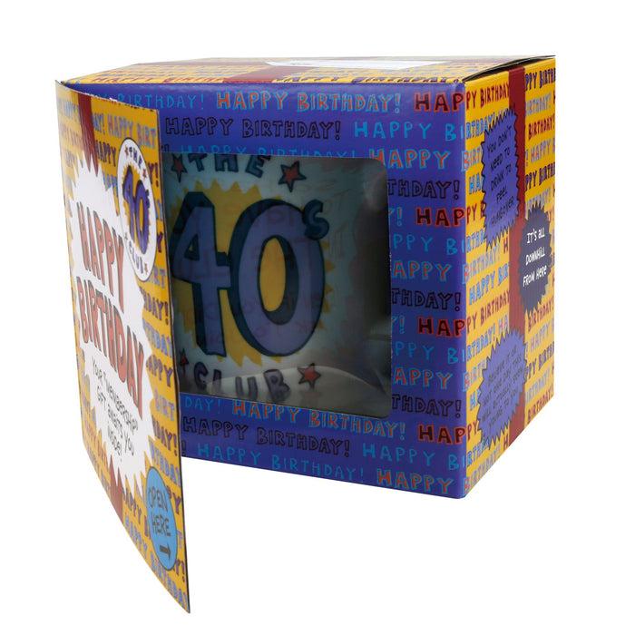 Enesco 40th Birthday Club Mug Gift