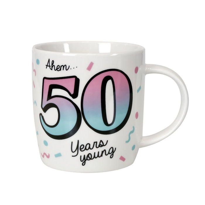 Enesco 50 Birthday Mug With Glasses