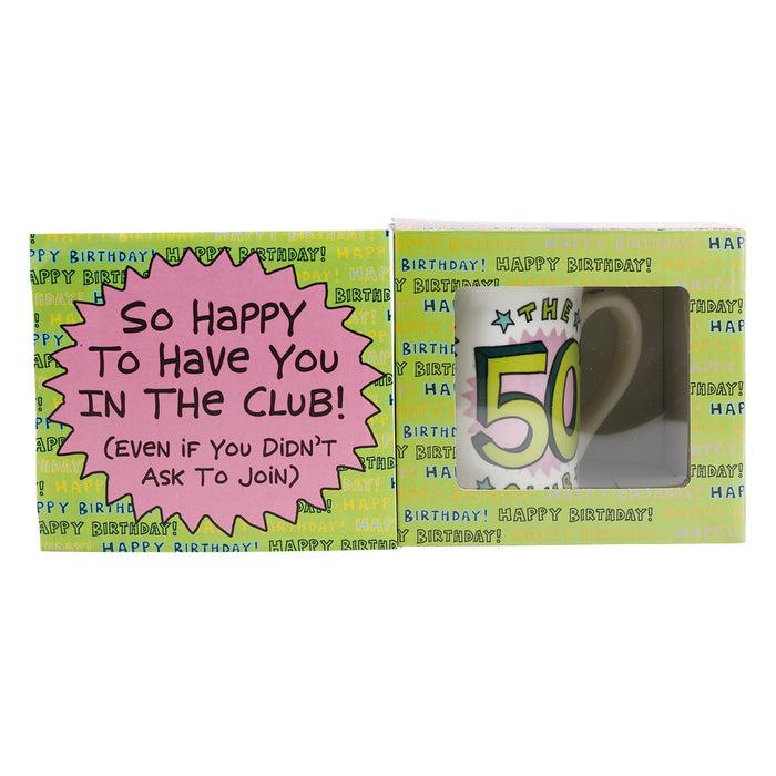 Enesco 50th Birthday Club Mug Gift