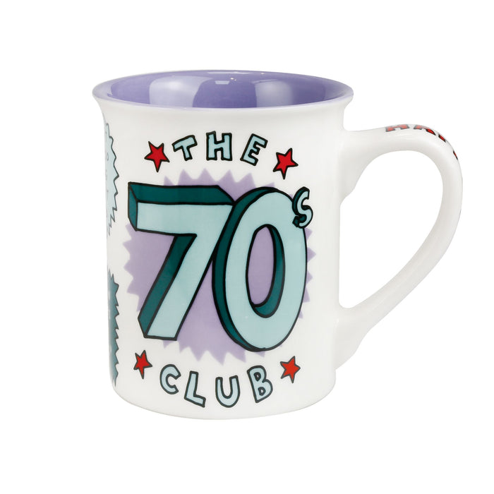 Enesco 70th Birthday Club Mug Gift
