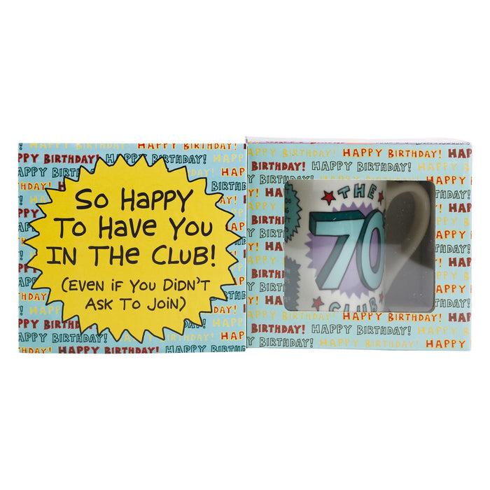 Enesco 70th Birthday Club Mug Gift