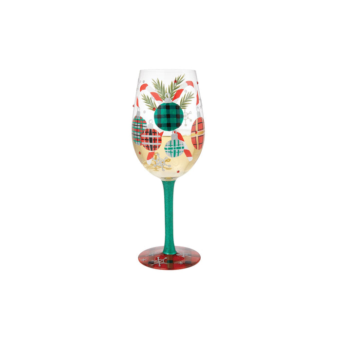 Enesco A Plaid Kind Of Christmas Wine
