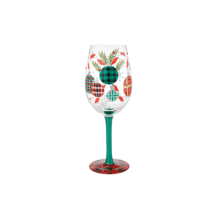 Enesco A Plaid Kind of Christmas Wine