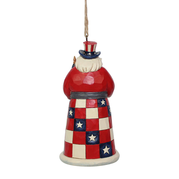 Enesco American Santa Ornament