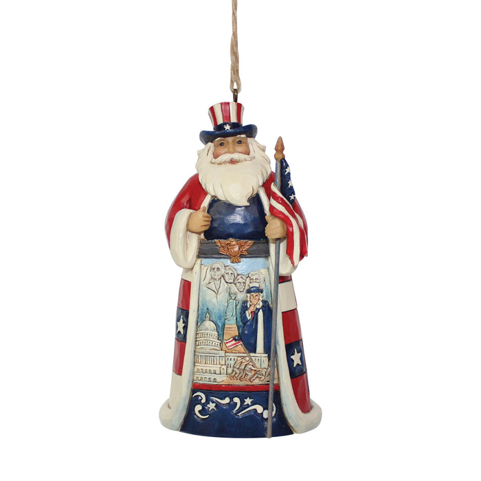 Enesco American Santa Ornament