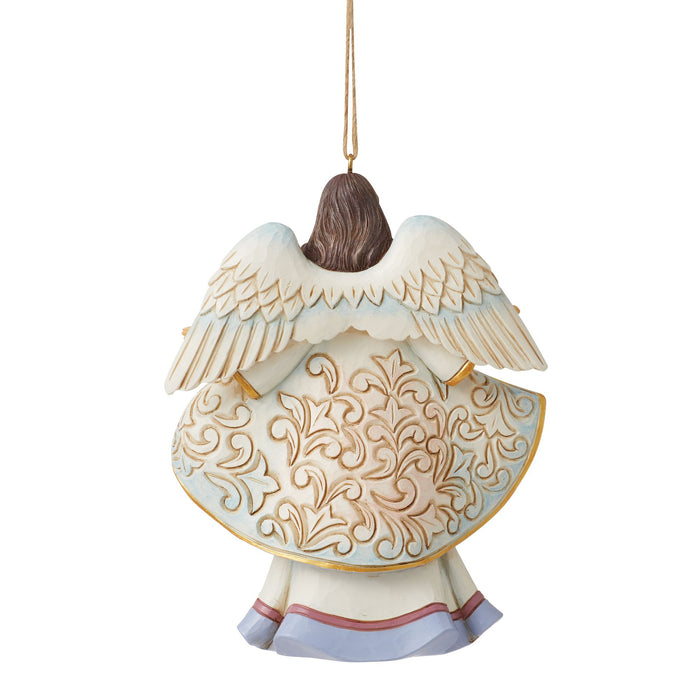 Enesco Angel Nativity Scene Coat Orn