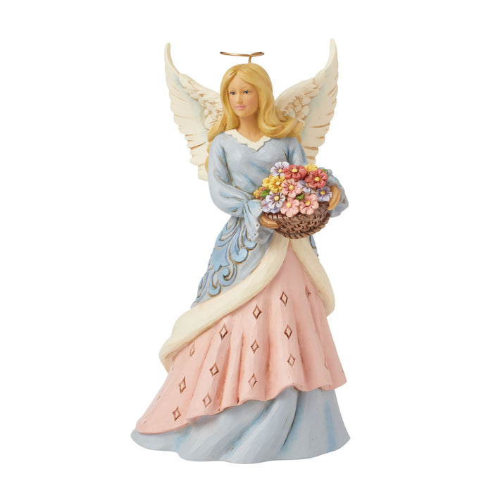 Enesco Angel With Flower Basket Fig