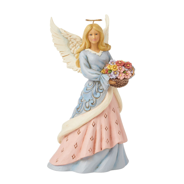 Enesco Angel with Flower Basket Fig