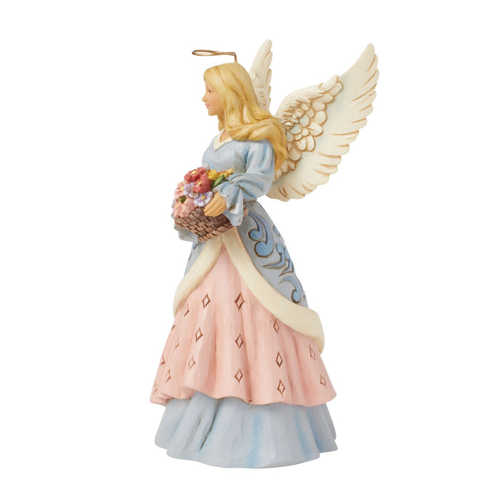 Enesco Angel With Flower Basket Fig