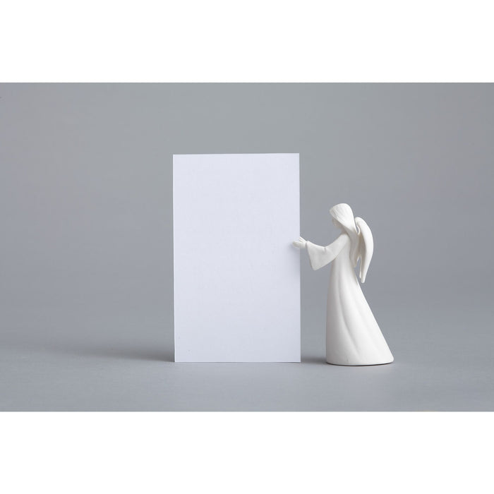 Enesco Angel With Prayer Card Holder