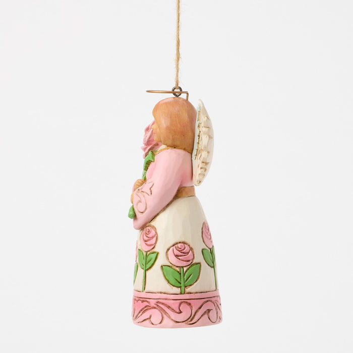 Enesco Angel With Roses Ornament