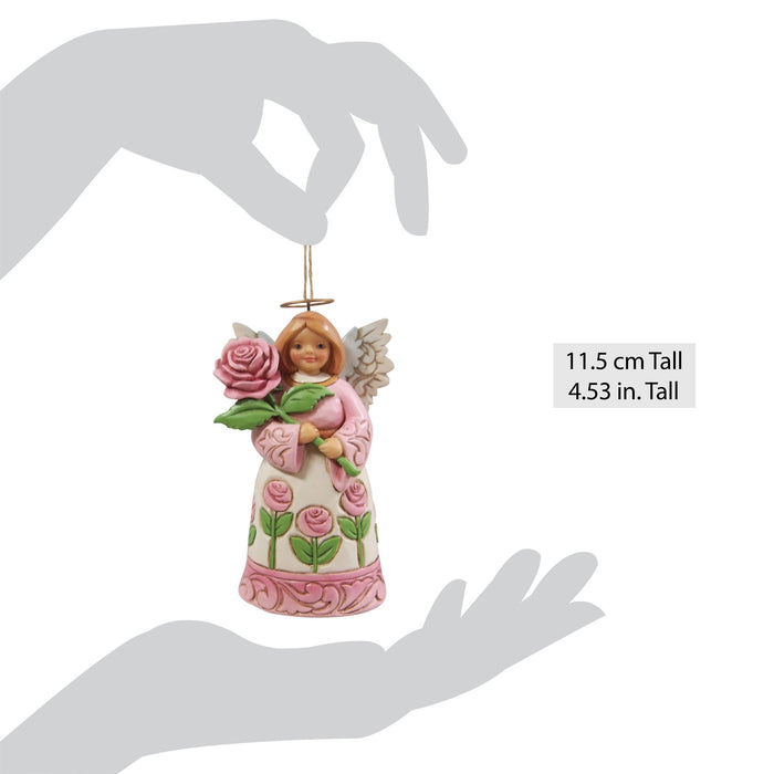 Enesco Angel With Roses Ornament