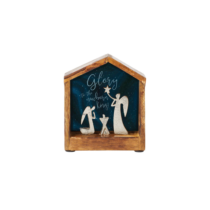 Enesco Angels in Stable figurine