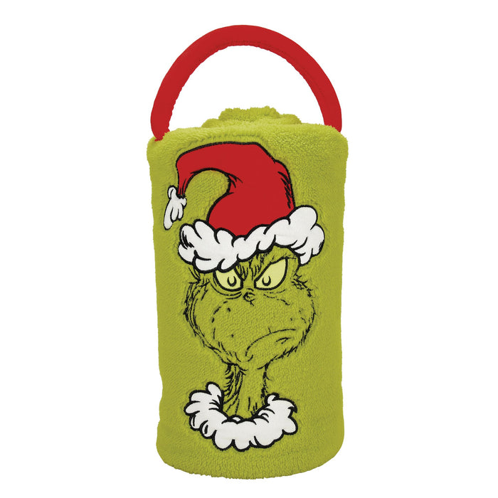 Enesco Angry Santa Grinch SnowThrow