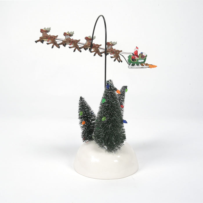 Enesco Animated Flaming Sleigh