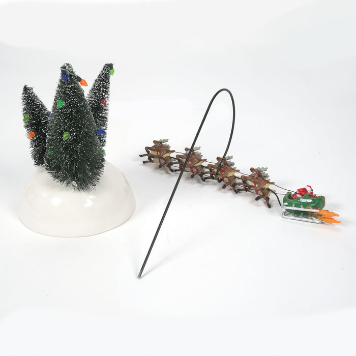 Enesco Animated Flaming Sleigh