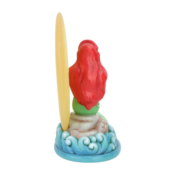 Enesco Ariel Sitting On Rock By Moon
