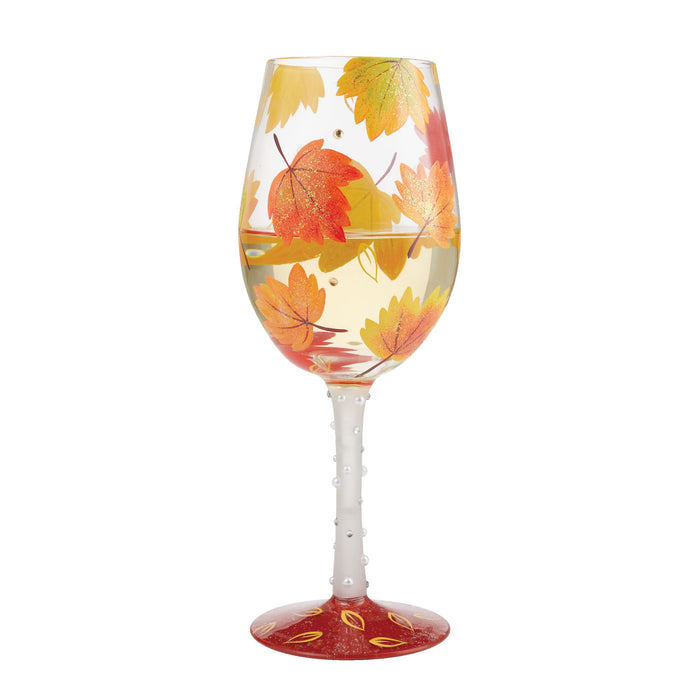 Enesco Autumn Bliss Wine Glass
