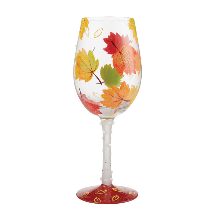 Enesco Autumn Bliss Wine Glass