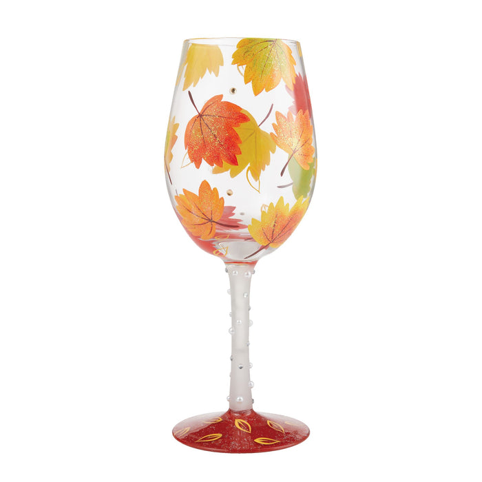 Enesco Autumn Bliss Wine Glass