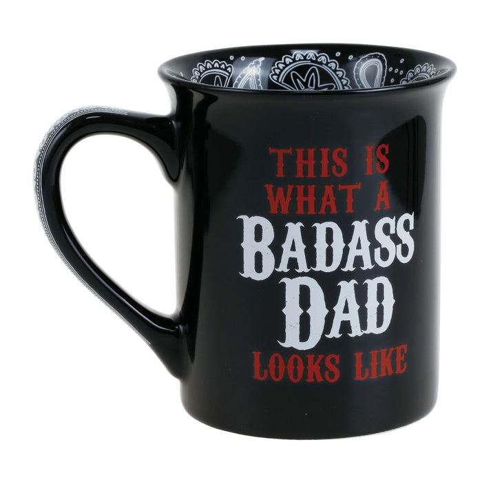 Enesco Badass Dad Motorcycle Mug