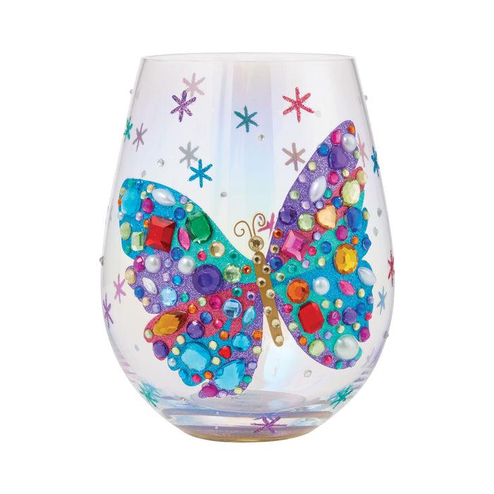 Enesco Bejeweled Butterfly Stemless