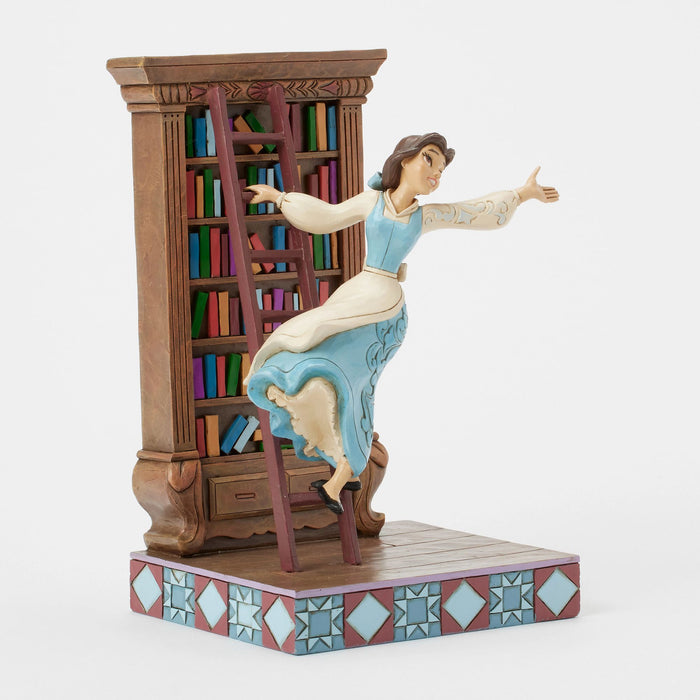 Enesco Belle With Bookshelf