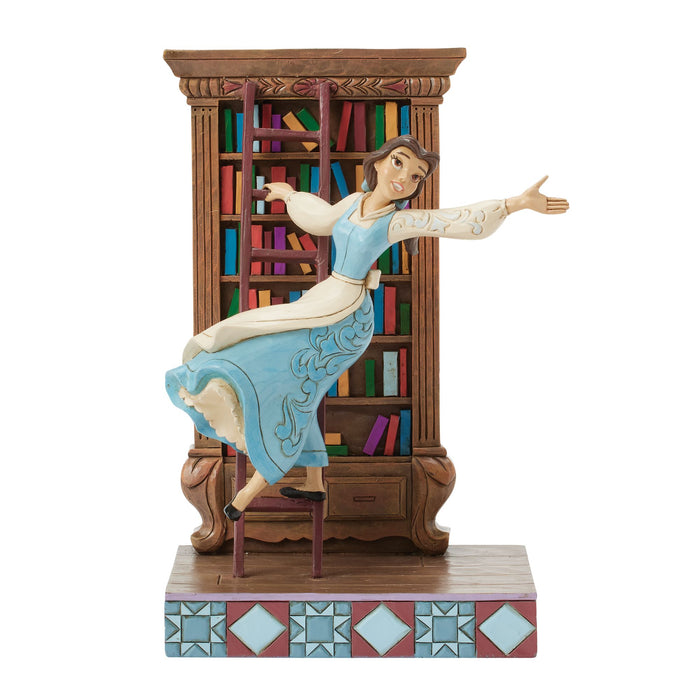 Enesco Belle with Bookshelf