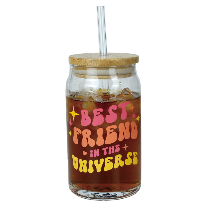 Enesco Best Friend Latte Glass