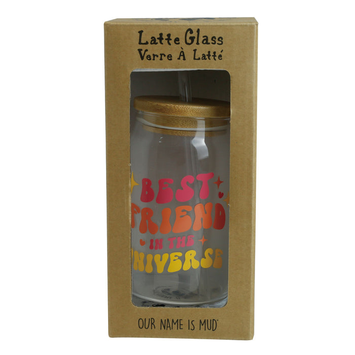 Enesco Best Friend Latte Glass