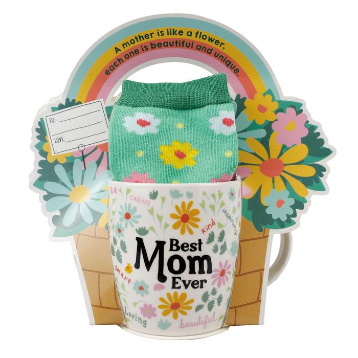 Enesco Best Mom Mug Sock Card Set