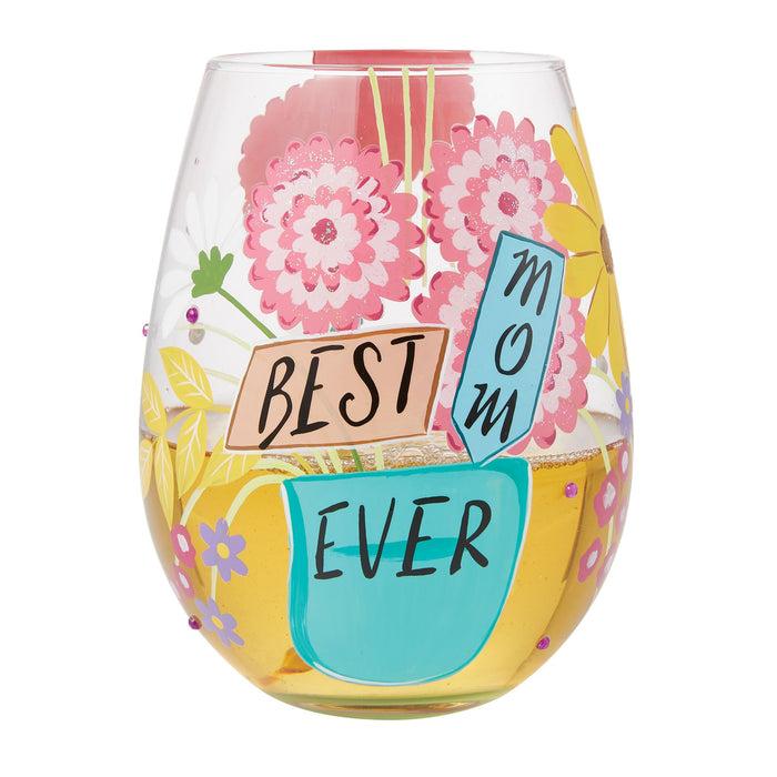 Enesco Best Mom Stemless Wine Glass