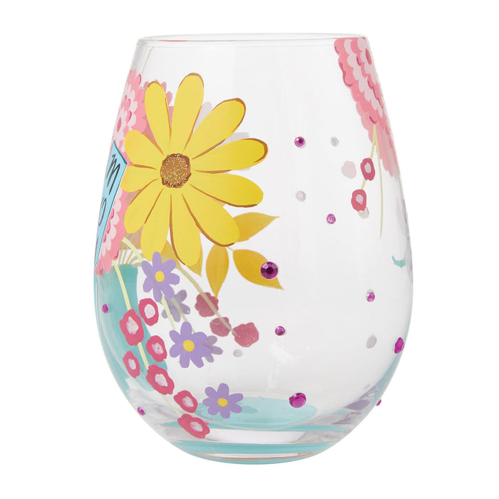 Enesco Best Mom Stemless Wine Glass