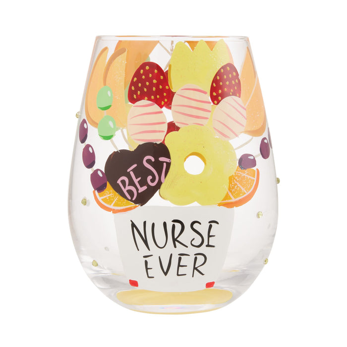 Enesco Best Nurse Stemless Wine Glass