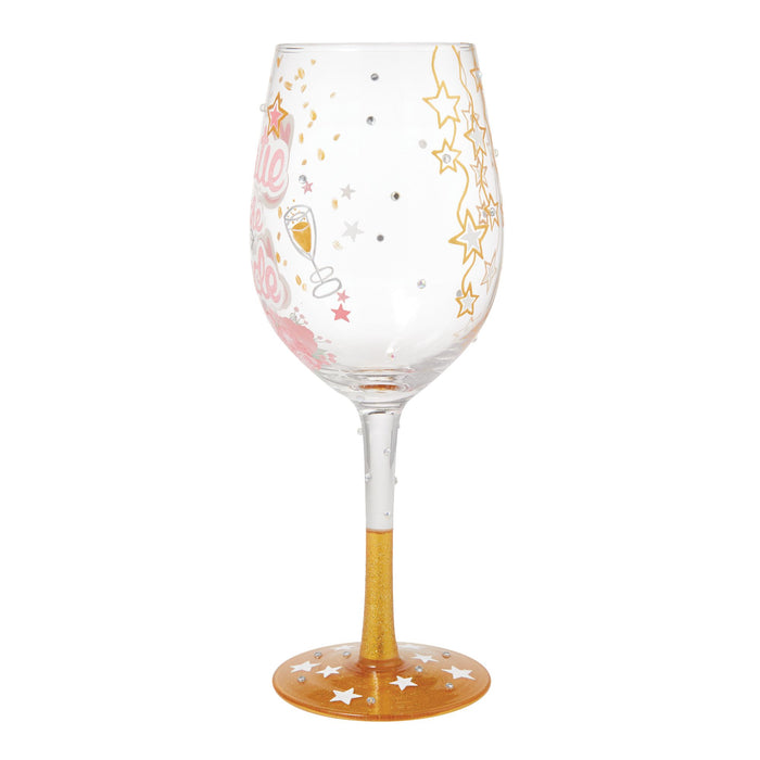Enesco Bestie Of The Bride Wine Glass