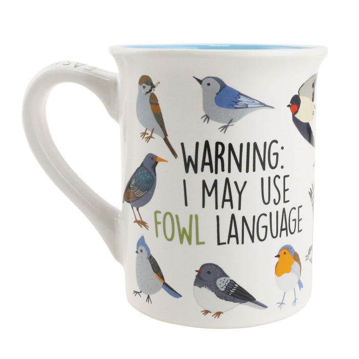 Enesco Bird Nerd Mug 16 Oz