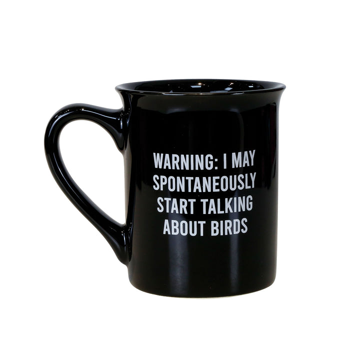 Enesco Birdwatcher Warning Mug