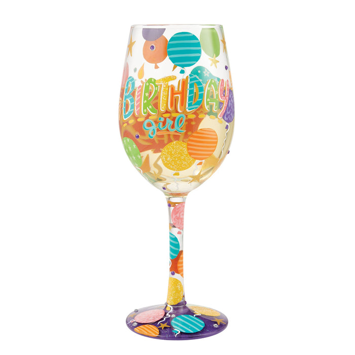 Enesco Birthday Girl Wine Glass