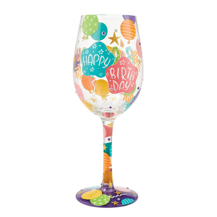 Enesco Birthday Girl Wine Glass