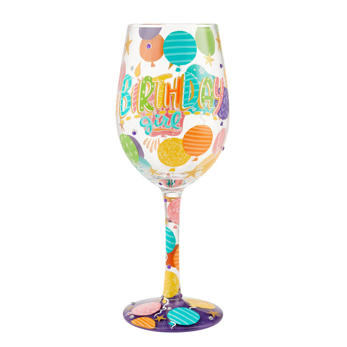 Enesco Birthday Girl Wine Glass
