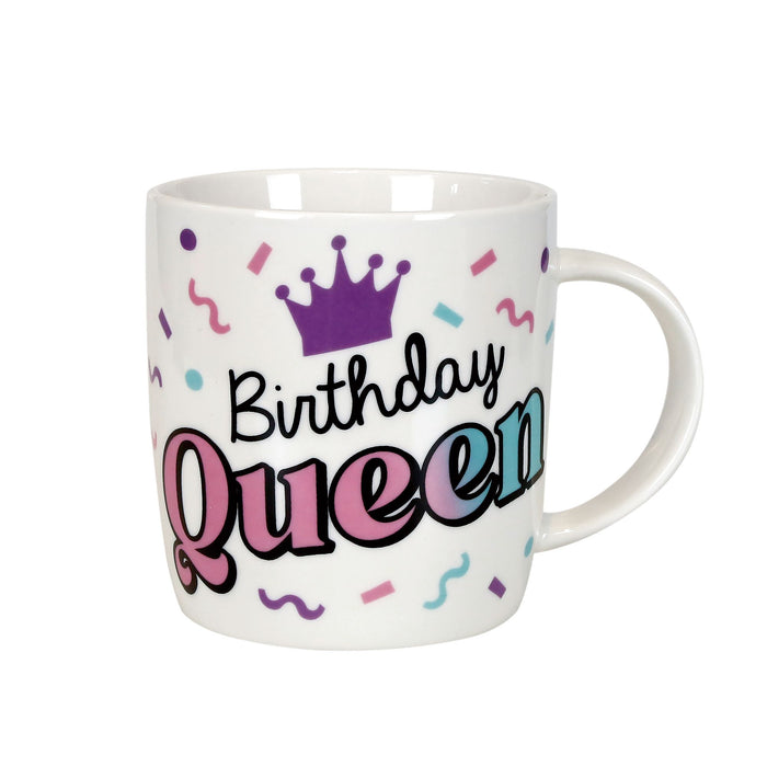 Enesco Birthday Queen Mug W Glasses
