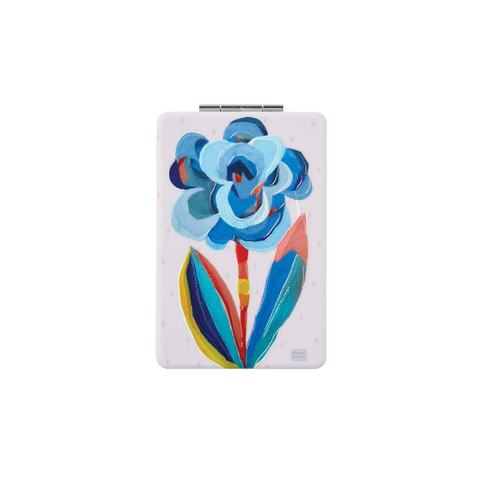 Enesco Blue Bloom Compact Mirror
