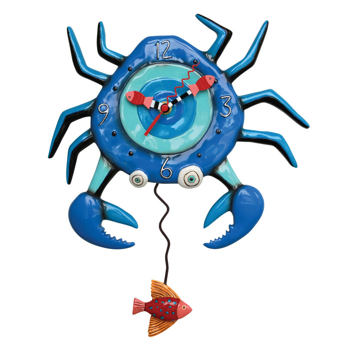 Enesco Blue Crab Clock