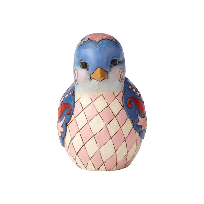 Enesco Blue Floral Bird