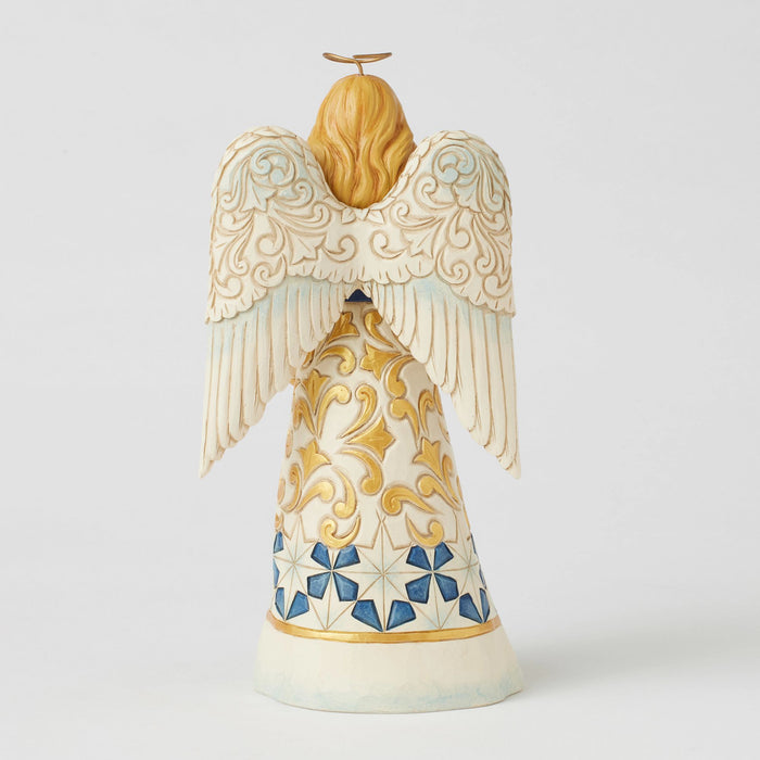 Enesco Blue & Gold Angel Figurine